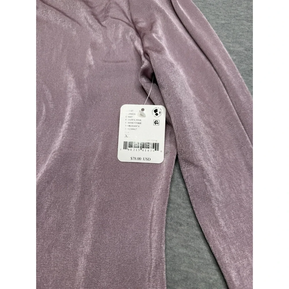 NWT Free People Call‎ Me Later Long Sleeve Minidress Size XL Dawn Pink